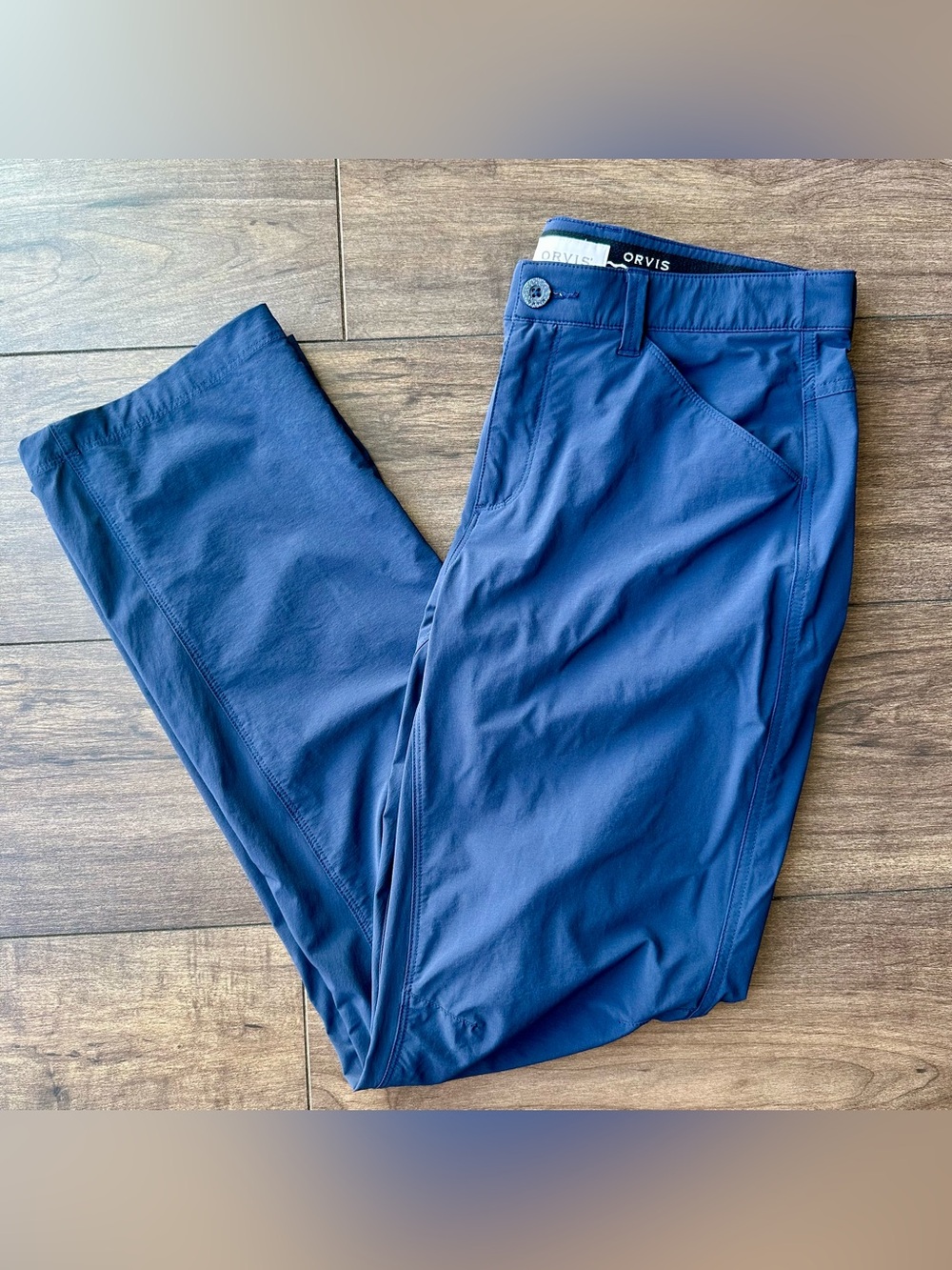 Orvis Convertible Blue Performance Tech Pants – Womens Size 10 - Roll Up Capri